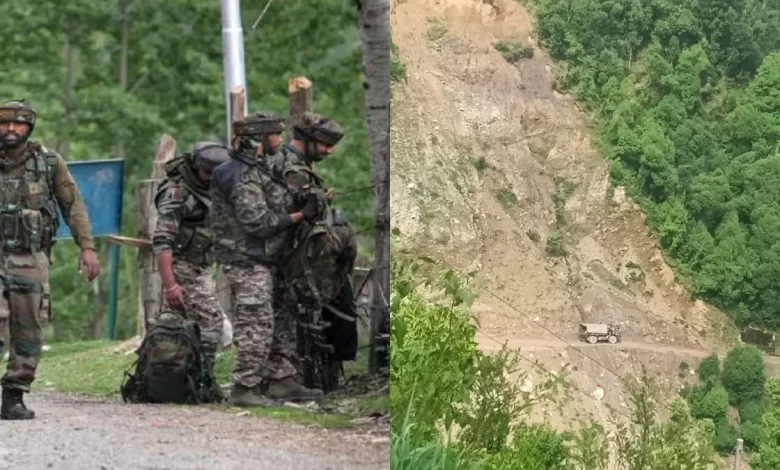 Terrorist attack on army vehicle