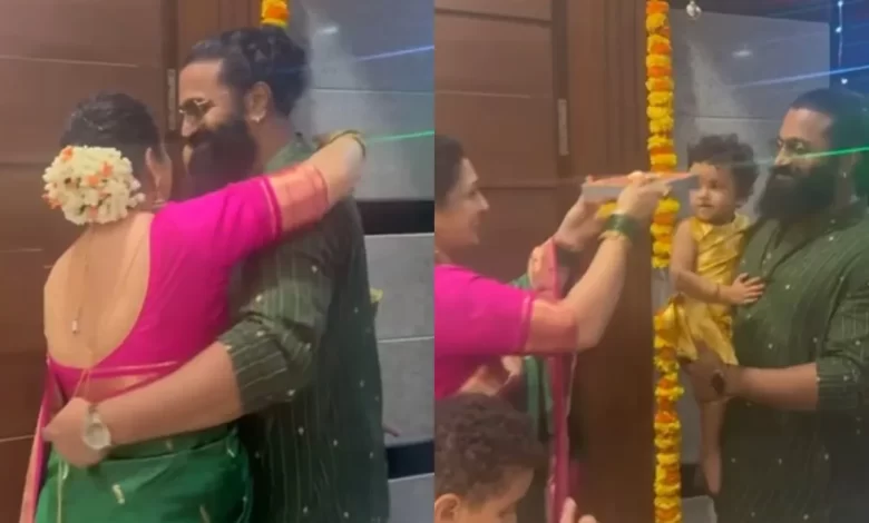 Celebration at Rishab Shetty's house