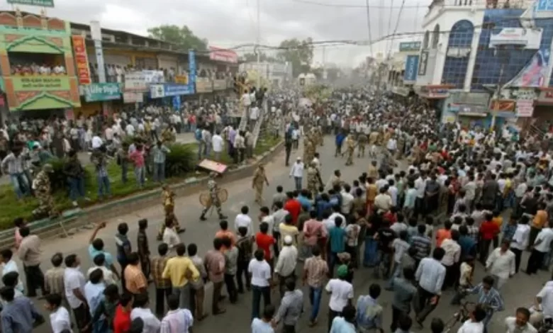 Farmers protest in Telangana