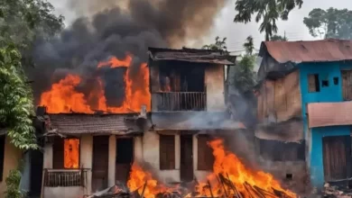 The idol of the goddess was found broken in the temple