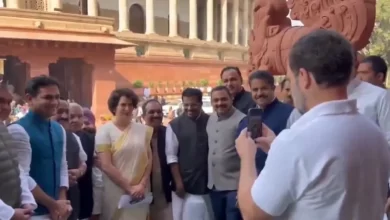 Priyanka Gandhi in Parliament