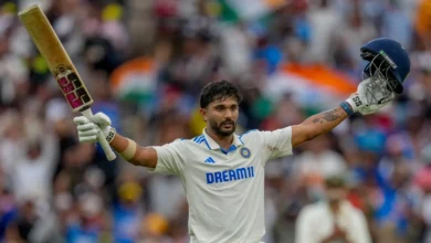 Nitish Reddy Test Century