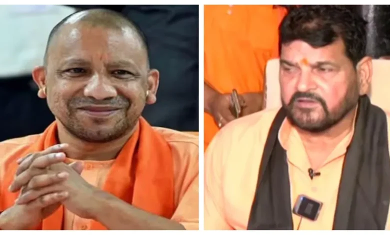 Brij Bhushan Sharan Singh Met CM Yogi