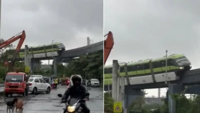 Monorail Stuck on the Bridge