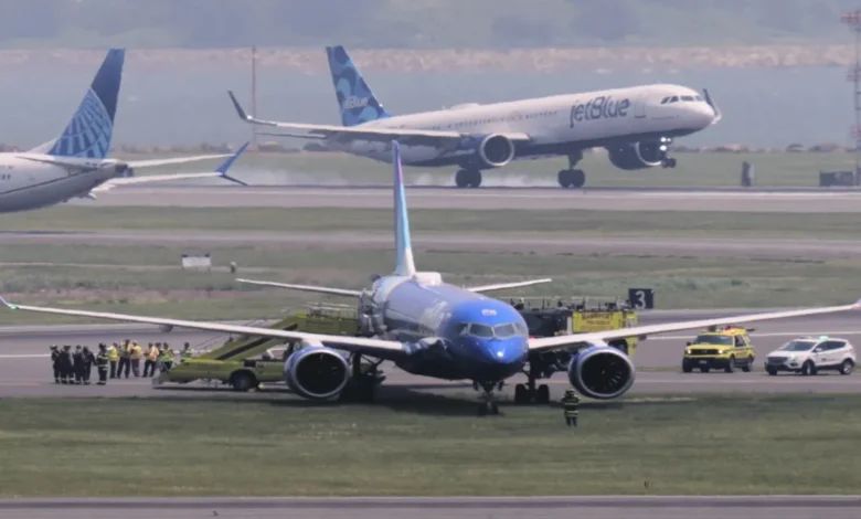 America JetBlue Flight Emergency Landing
